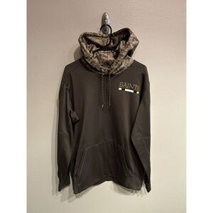New Orleans Saints Mens Large Nike Salute To Service Green Military Hoodie